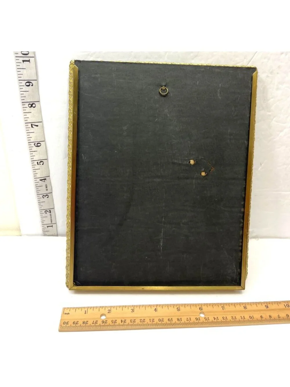Vintage Ornate Gold Metal Frame With Decorative Edge 8x10 Display No Glass 49k